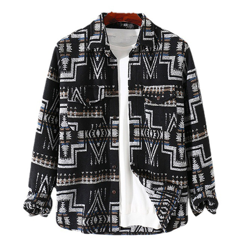 Men's Long Sleeve Custom Logo  - đánh giá và giá Ethnic Fashion Logo