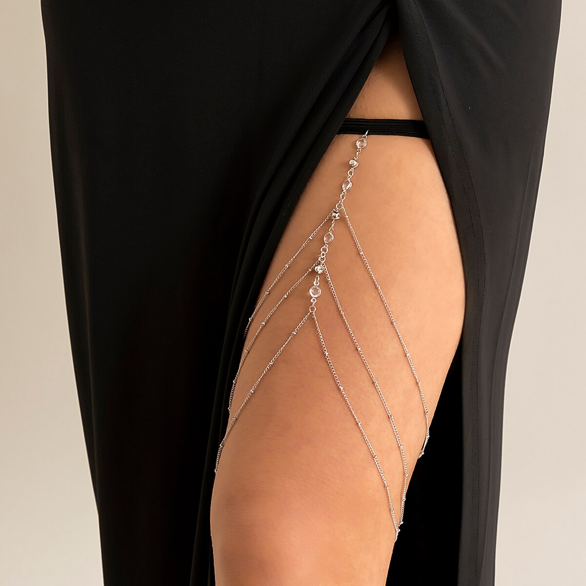 Boho Elastic Band Crystal Leg  - đánh giá và giá Ethnic Fashion Jewellery