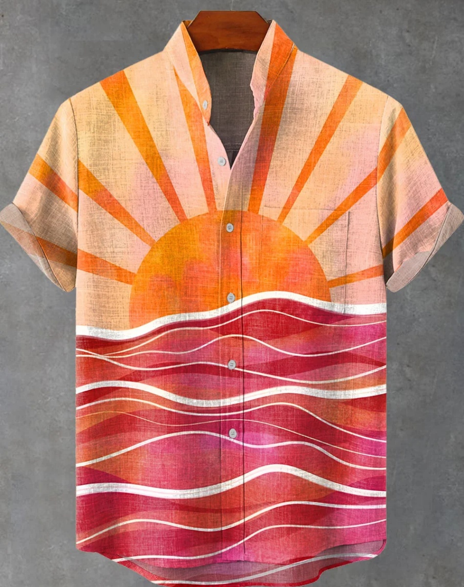 New Ethnic Style Sunset 3D Pri - đánh giá và giá Ethnic Fast Fashion