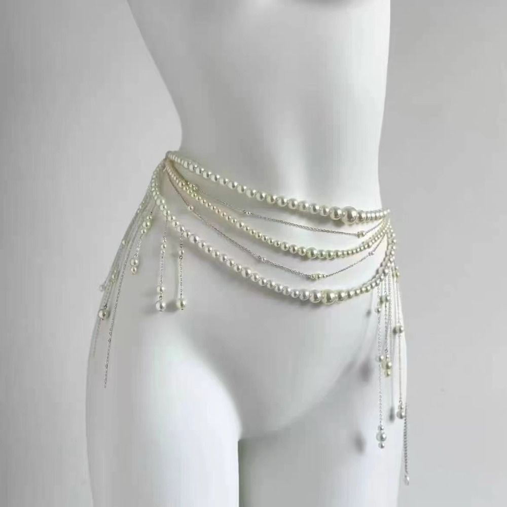 Fashion Elegant Pearl Waist Ch - đánh giá và giá Ethnic Fashion Jewellery