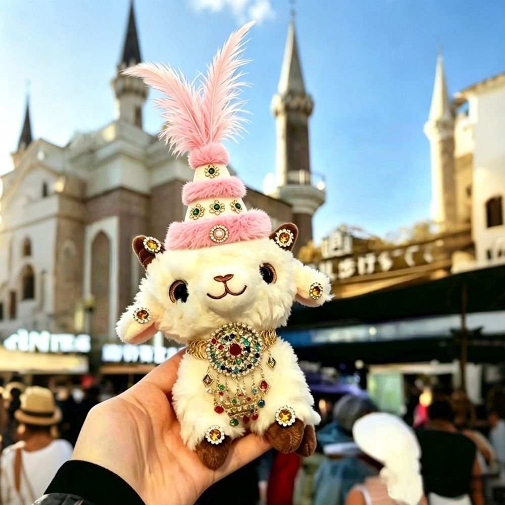 Cute Feather Rhinestone Sheep  - đánh giá và giá Ethnic Fashion Show